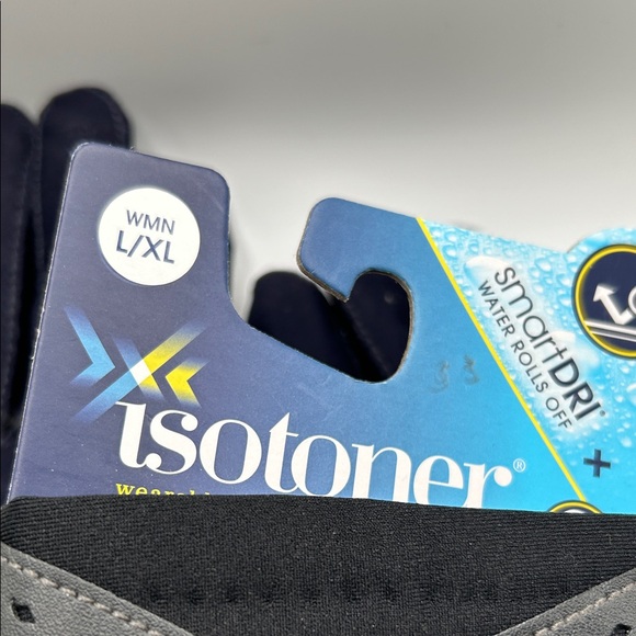 Isotoner women’s Dark Gray Gloves - Picture 2 of 5